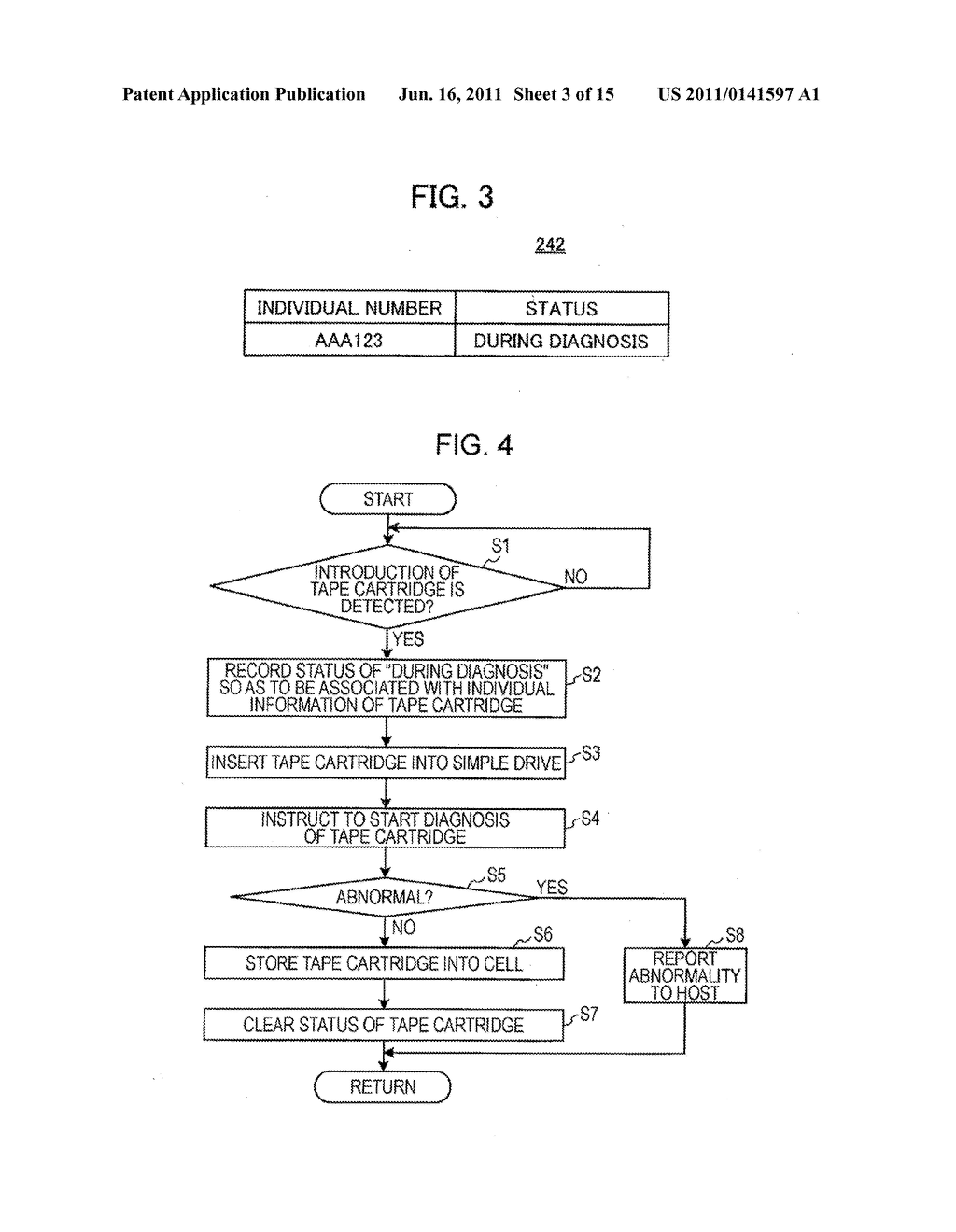 TAPE LIBRARY SYSTEM AND METHOD OF DIAGNOSING TAPE CARTRIDGES - diagram, schematic, and image 04