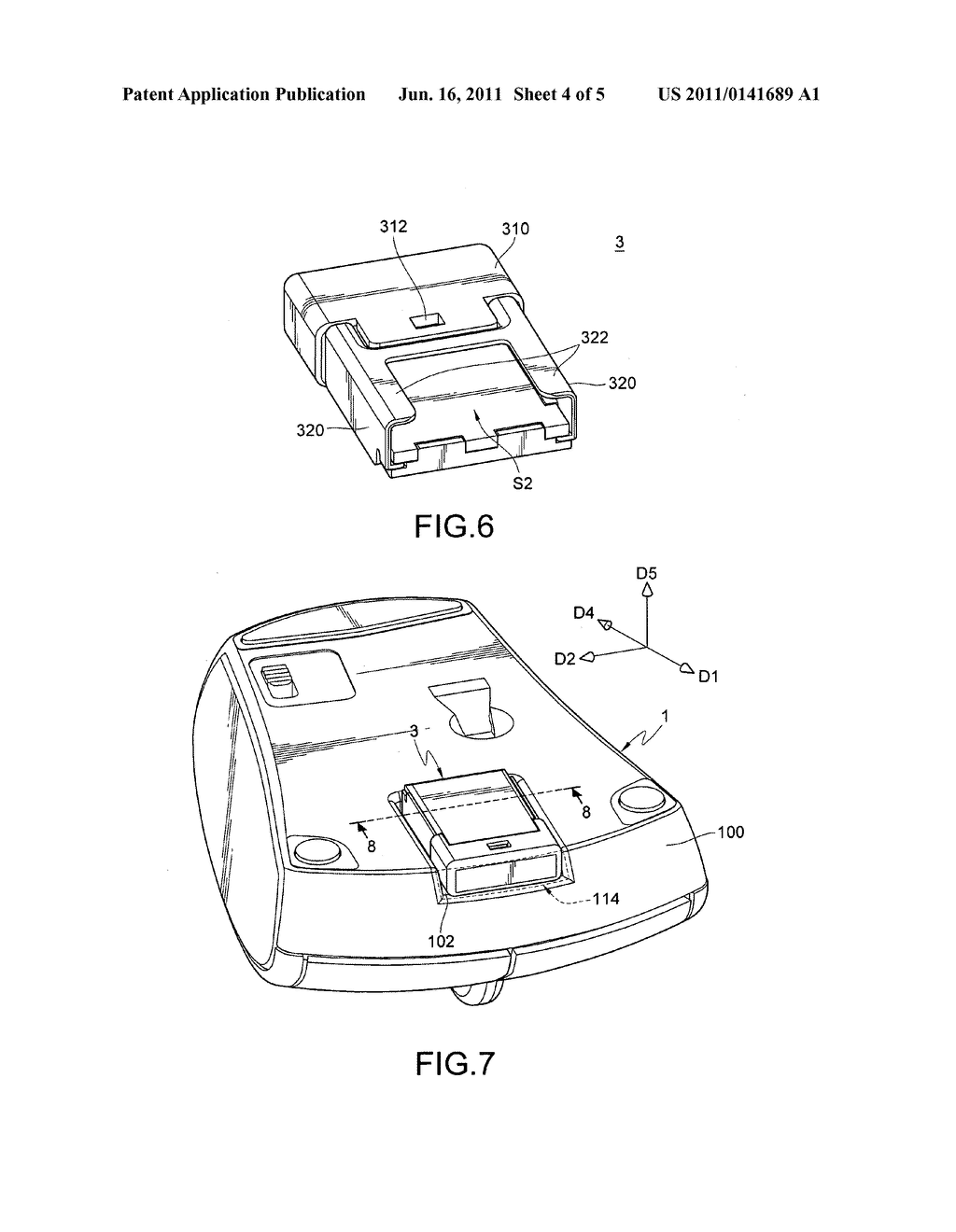 Fastening structure of computer peripheral device - diagram, schematic, and image 05