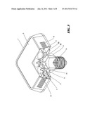 Lamp of replaceable LED diagram and image