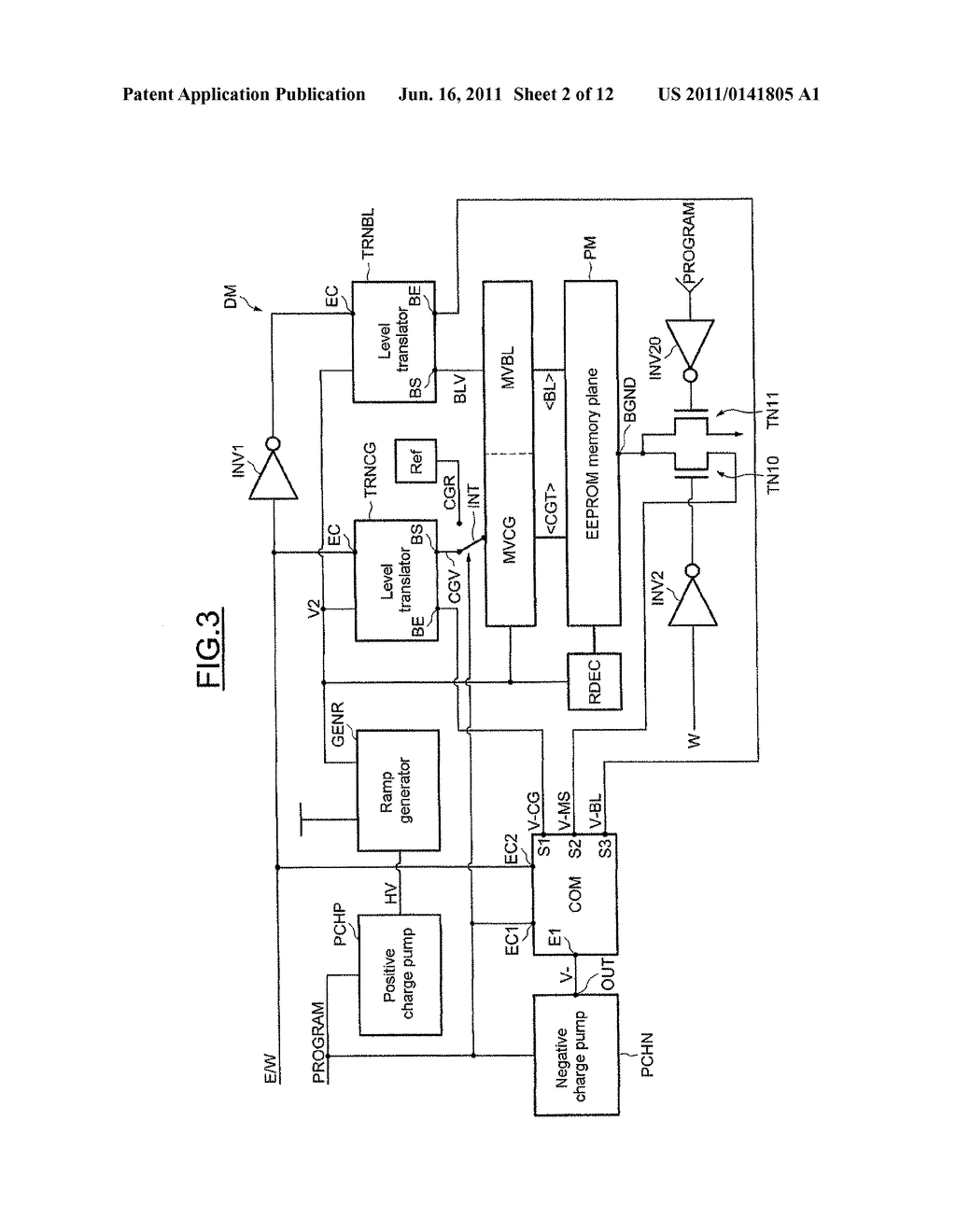 METHOD OF PROGRAMMING AN ELECTRICALLY PROGRAMMABLE AND ERASABLE     NON-VOLATILE MEMORY POINT, AND CORRESPONDING MEMORY DEVICE - diagram, schematic, and image 03