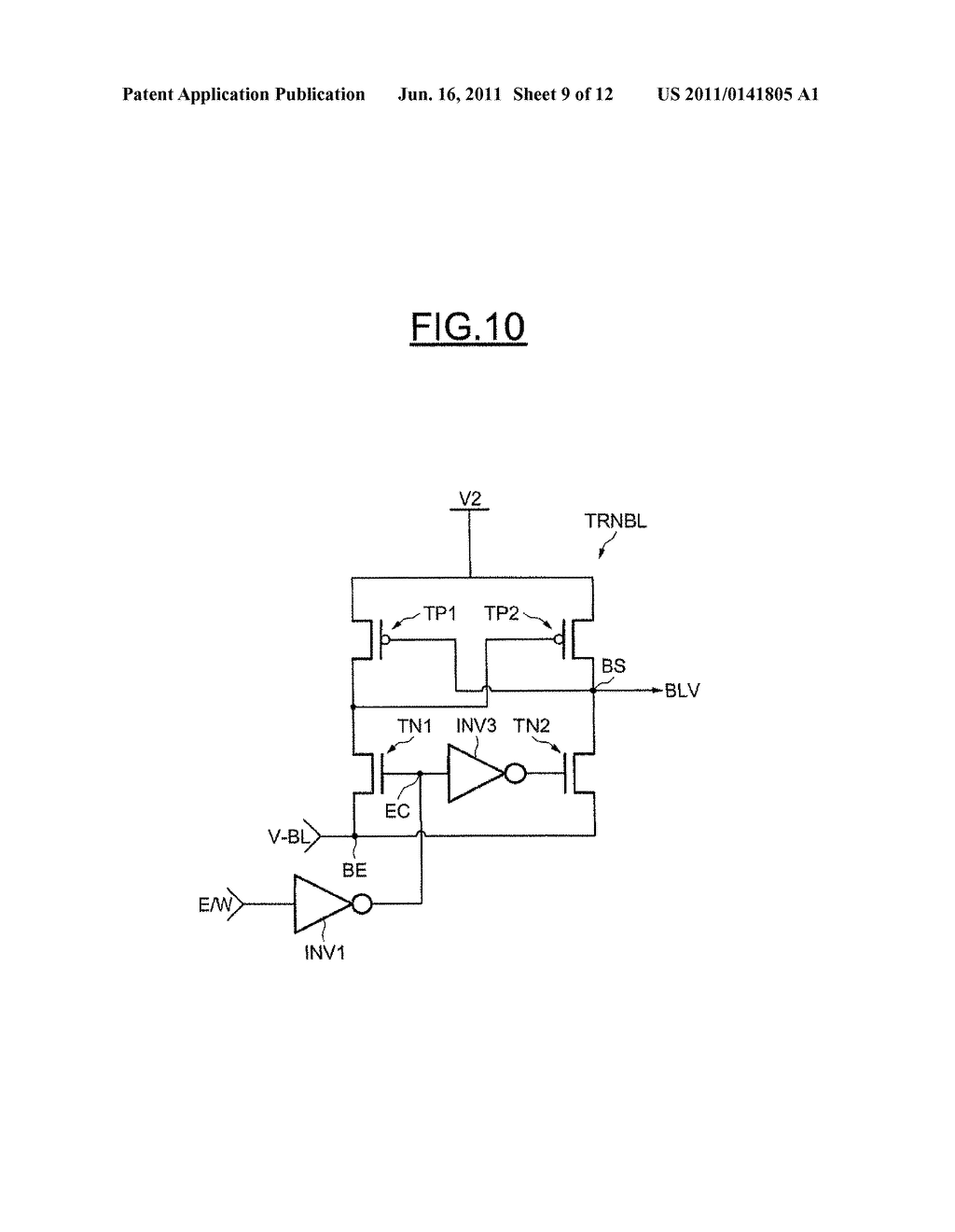 METHOD OF PROGRAMMING AN ELECTRICALLY PROGRAMMABLE AND ERASABLE     NON-VOLATILE MEMORY POINT, AND CORRESPONDING MEMORY DEVICE - diagram, schematic, and image 10