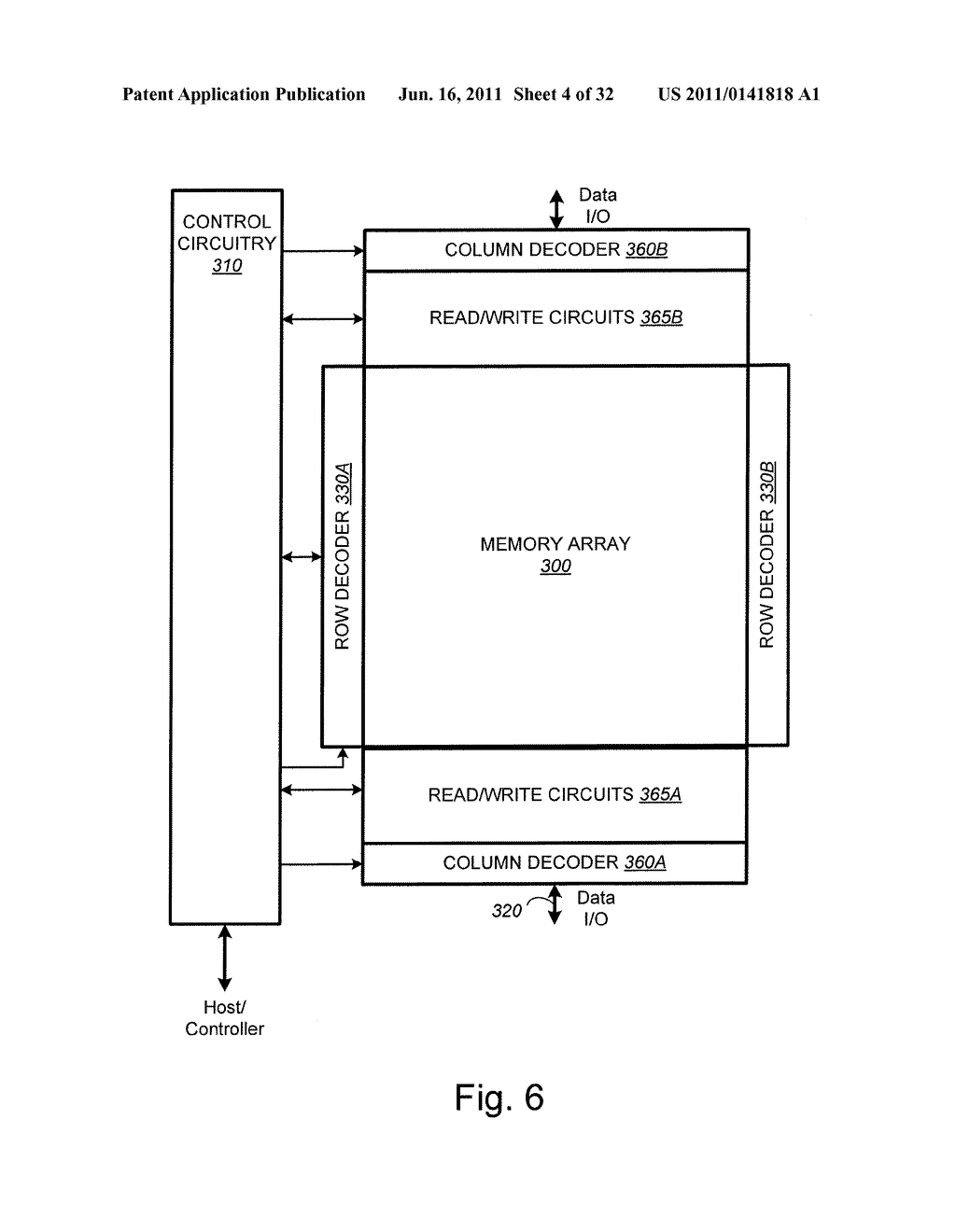 Nonvolatile Memory and Method for Compensating During Programming for     Perturbing Charges of Neighboring Cells - diagram, schematic, and image 05