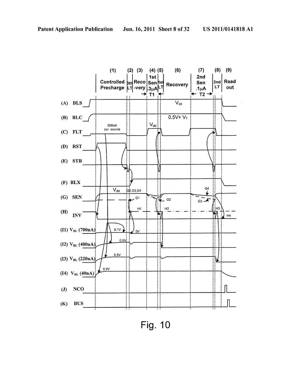 Nonvolatile Memory and Method for Compensating During Programming for     Perturbing Charges of Neighboring Cells - diagram, schematic, and image 09