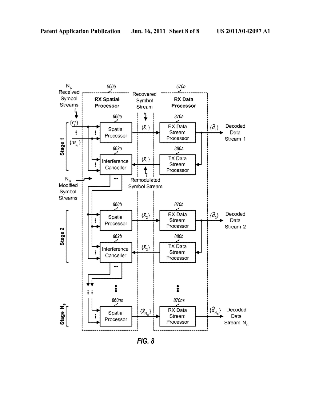 DATA TRANSMISSION WITH SPATIAL SPREADING IN A MIMO COMMUNICATION SYSTEM - diagram, schematic, and image 09