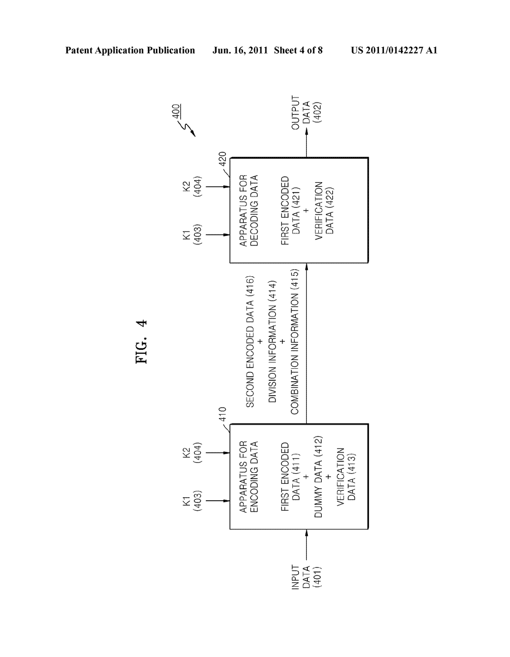 METHOD AND APPARATUS FOR ENCODING DATA AND METHOD AND APPARATUS FOR     DECODING DATA - diagram, schematic, and image 05