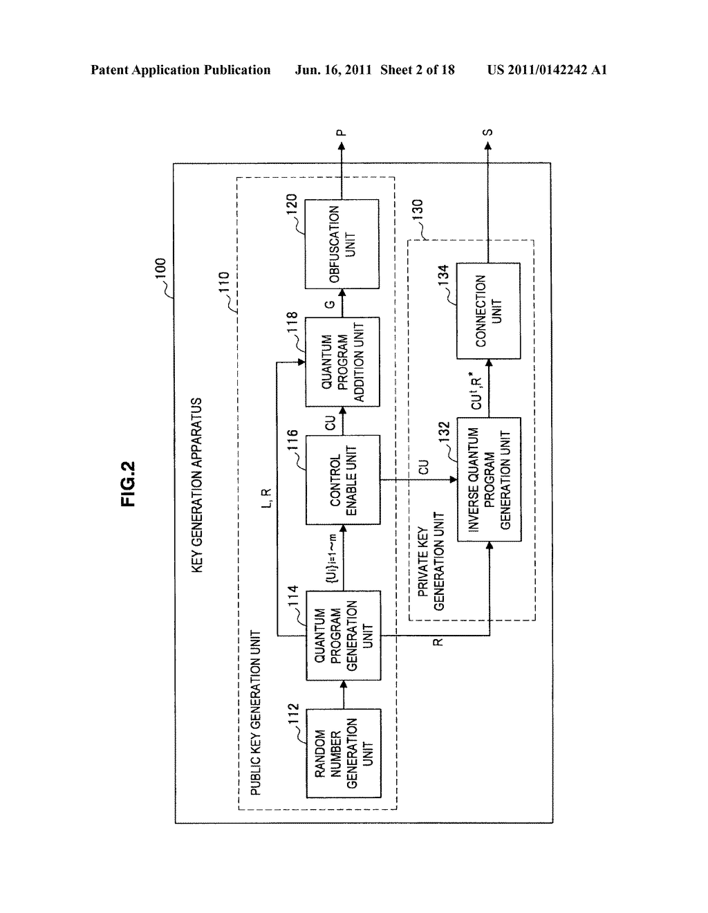 QUANTUM PUBLIC KEY ENCRYPTION SYSTEM, KEY GENERATION APPARATUS, ENCRYPTION     APPARATUS, DECRYPTION APPARATUS, KEY GENERATION METHOD, ENCRYPTION     METHOD, AND DECRYPTION METHOD - diagram, schematic, and image 03