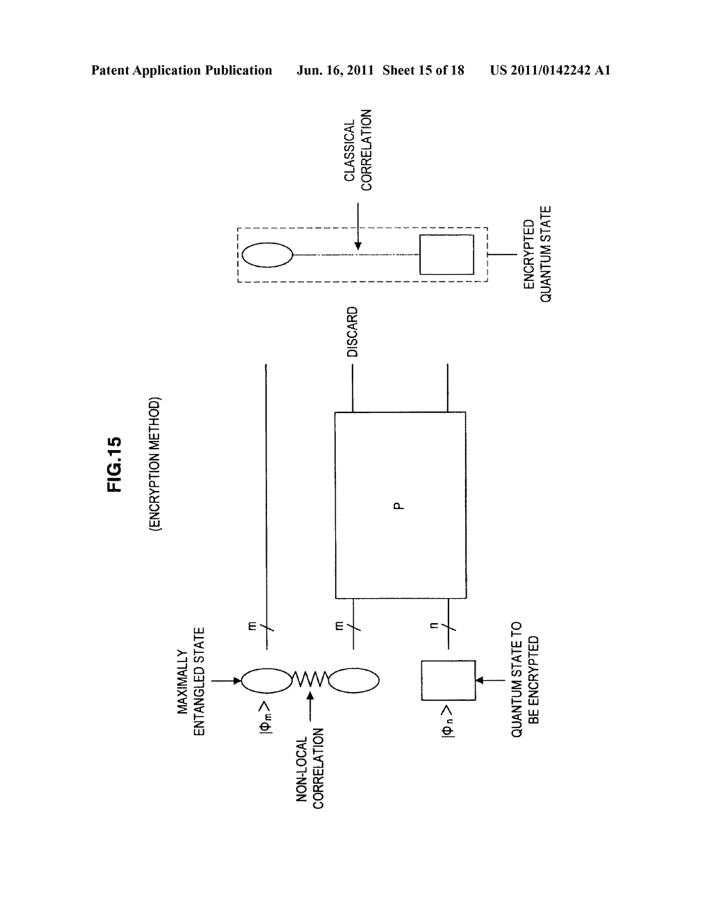 QUANTUM PUBLIC KEY ENCRYPTION SYSTEM, KEY GENERATION APPARATUS, ENCRYPTION     APPARATUS, DECRYPTION APPARATUS, KEY GENERATION METHOD, ENCRYPTION     METHOD, AND DECRYPTION METHOD - diagram, schematic, and image 16