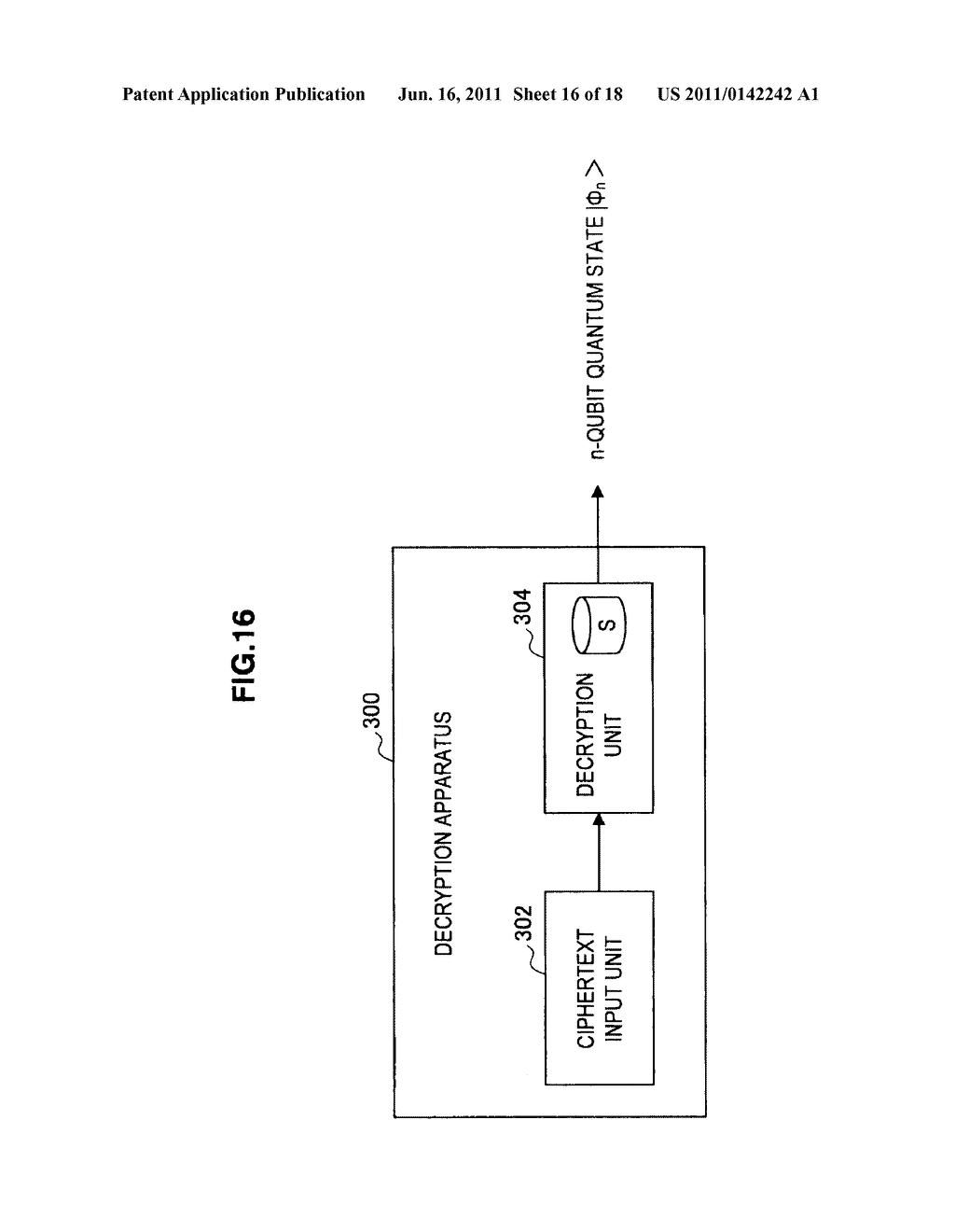 QUANTUM PUBLIC KEY ENCRYPTION SYSTEM, KEY GENERATION APPARATUS, ENCRYPTION     APPARATUS, DECRYPTION APPARATUS, KEY GENERATION METHOD, ENCRYPTION     METHOD, AND DECRYPTION METHOD - diagram, schematic, and image 17