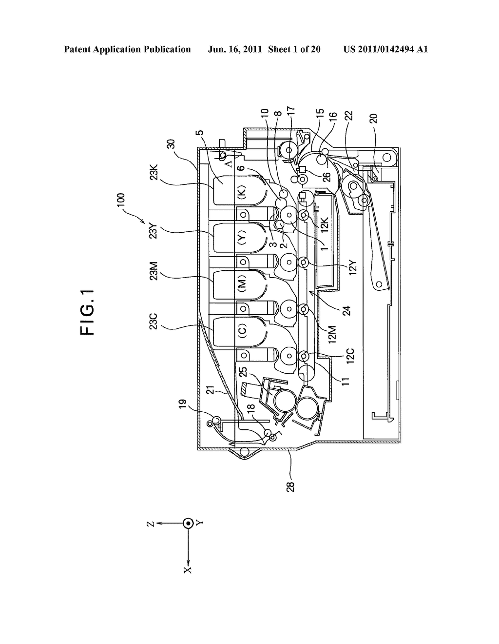 POWDER MATERIAL AGITATOR AND CARTRIDGE - diagram, schematic, and image 02