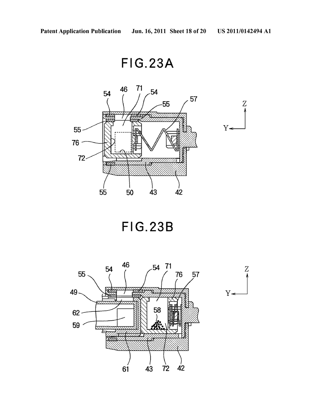 POWDER MATERIAL AGITATOR AND CARTRIDGE - diagram, schematic, and image 19