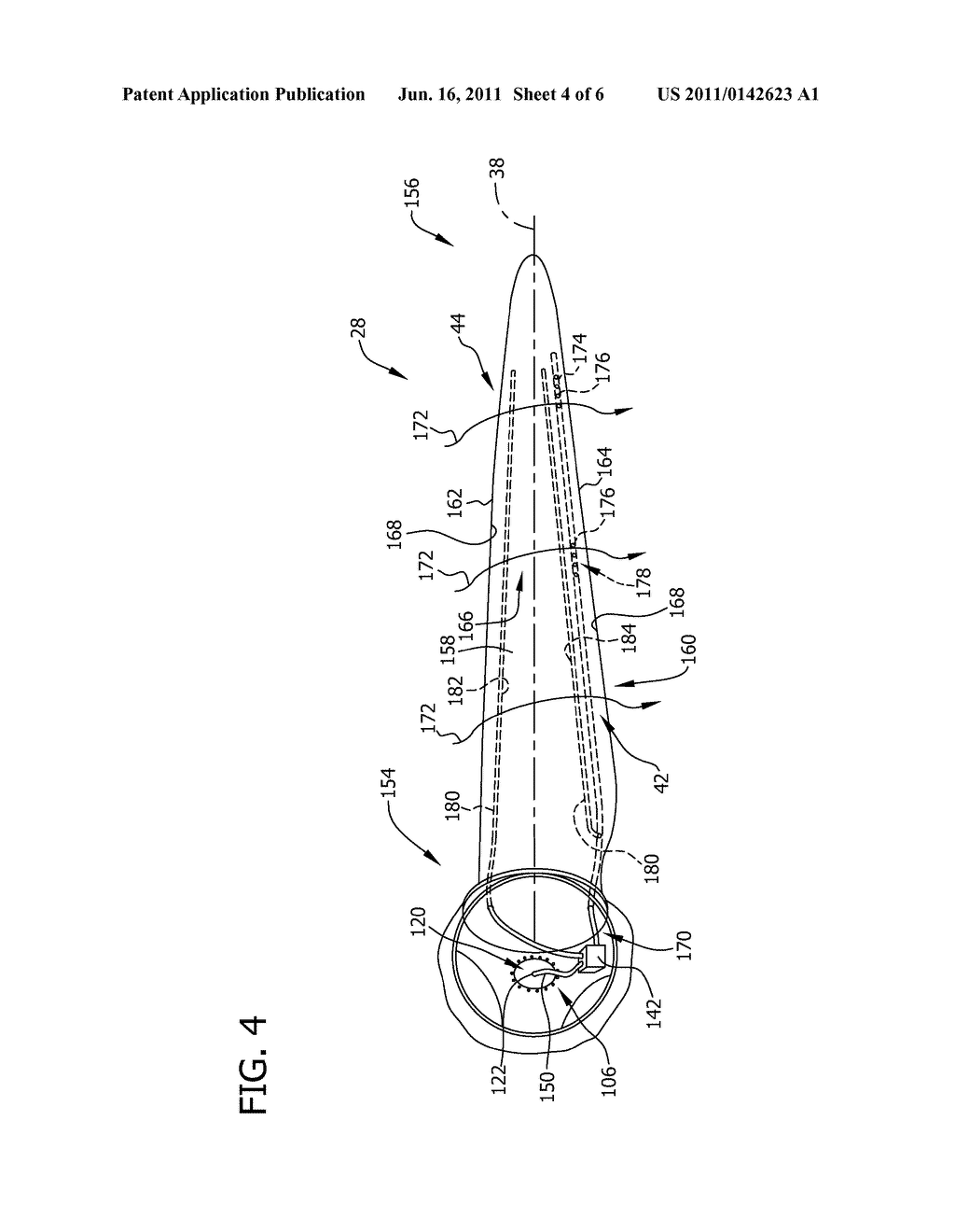 SYSTEM AND METHOD OF DISTRIBUTING AIR WITHIN A WIND TURBINE - diagram, schematic, and image 05