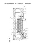 BEARING STRUCTURE AND SCREW PROVIDED WITH A BEARING STRUCTURE OF THIS TYPE diagram and image