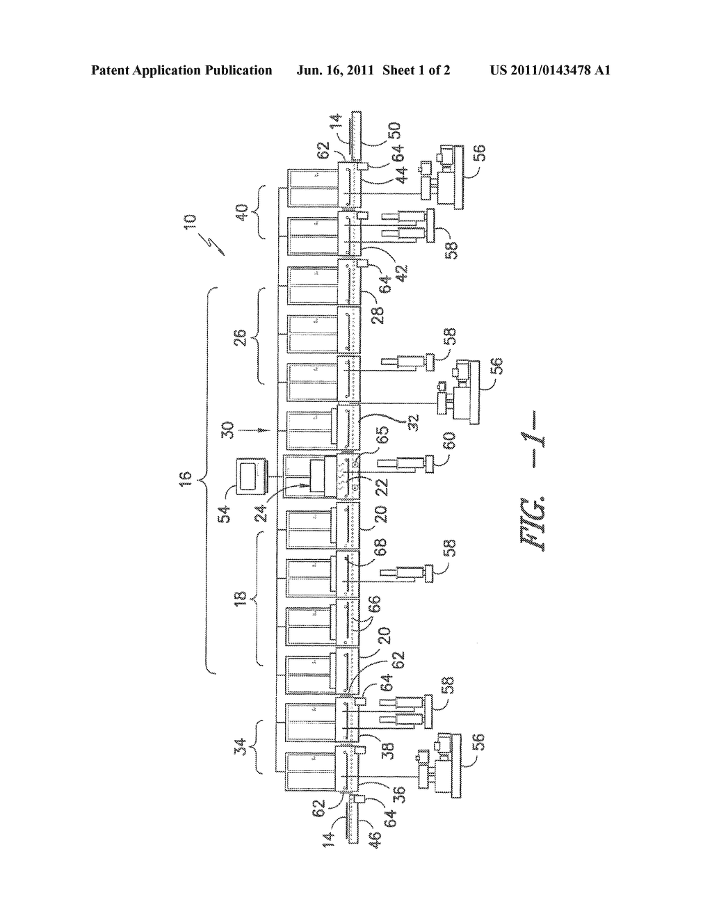 MODULAR SYSTEM AND PROCESS FOR CONTINUOUS DEPOSITION OF A THIN FILM LAYER     ON A SUBSTRATE - diagram, schematic, and image 02