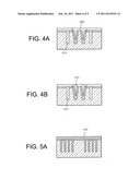 PRODUCTION OF TSV INTERCONNECTION STRUCTURES MADE UP OF AN INSULATING     CONTOUR AND A CONDUCTIVE ZONE SITUATED IN THE CONTOUR AND DISCONNECTED     FROM THE CONTOUR diagram and image