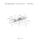 ELECTRICAL CONNECTOR ASSEMBLY WITH IMPROVED FASTENING DEVICE diagram and image