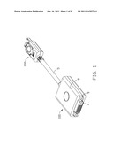 CABLE CONNECTOR ASSEMBLY WITH A FRONT SHELL diagram and image