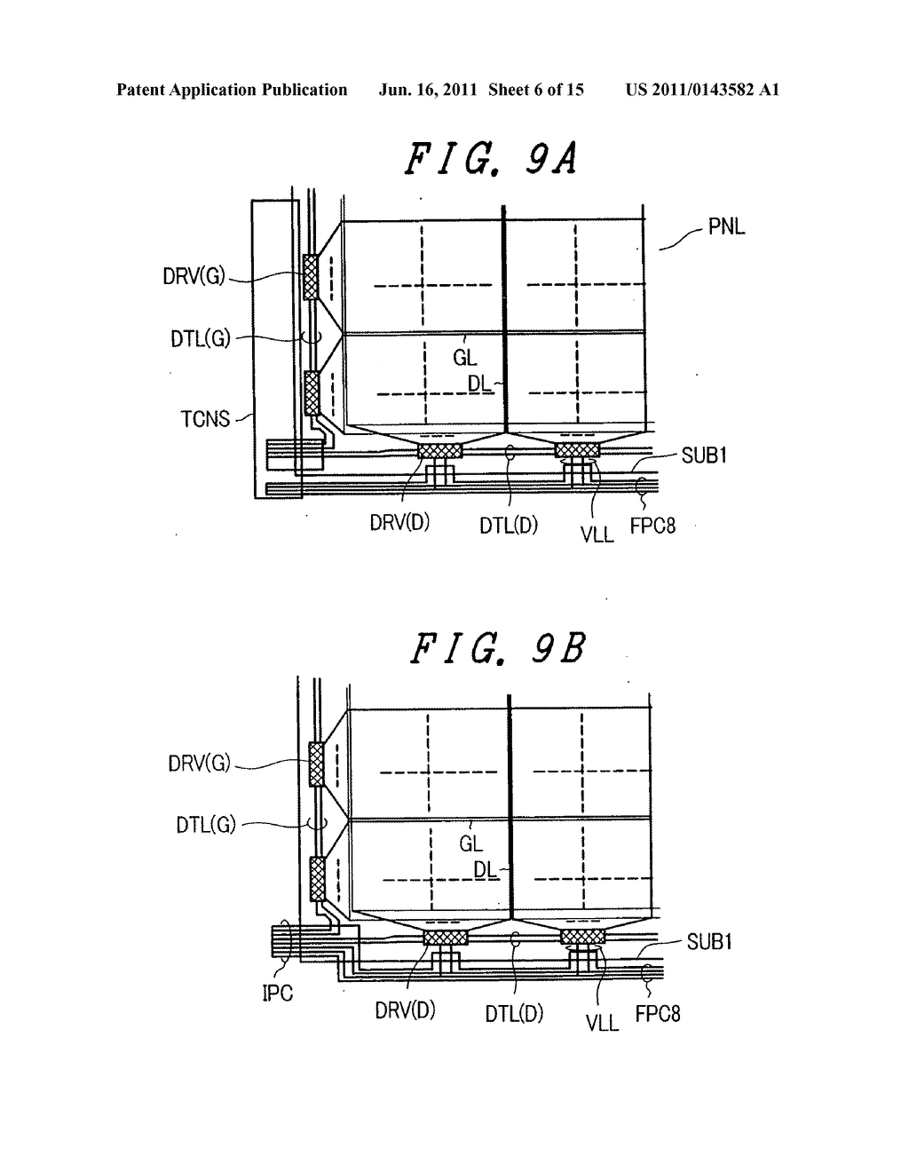 Display device having a board for a connector for inputting of video data     and a board for mounting a display control circuit and manufacturing     method thereof - diagram, schematic, and image 07
