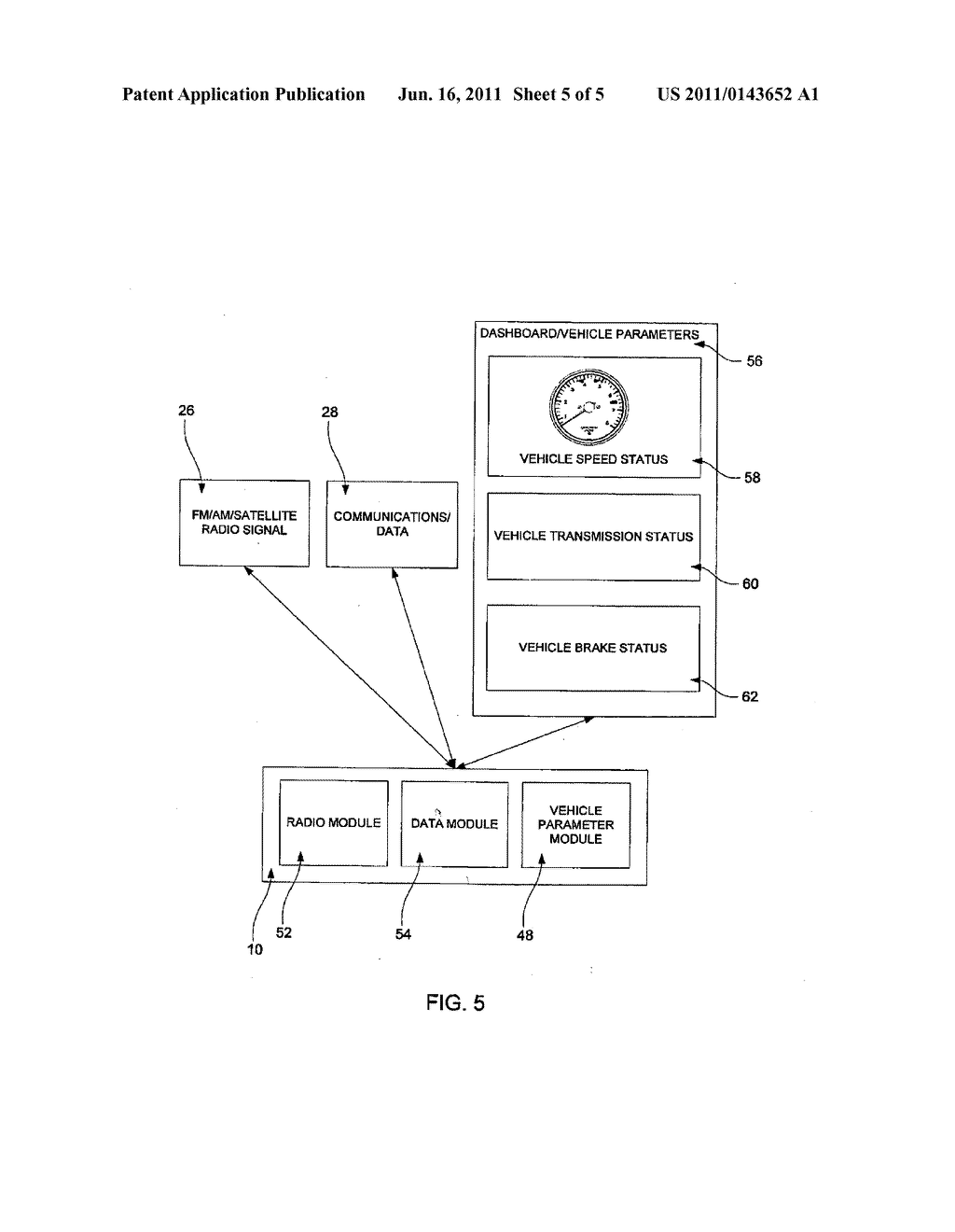 Vehicle media and communications access - diagram, schematic, and image 06