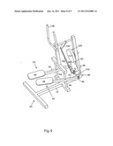 CYCLICAL SKATING MOTION EXERCISE MACHINE diagram and image