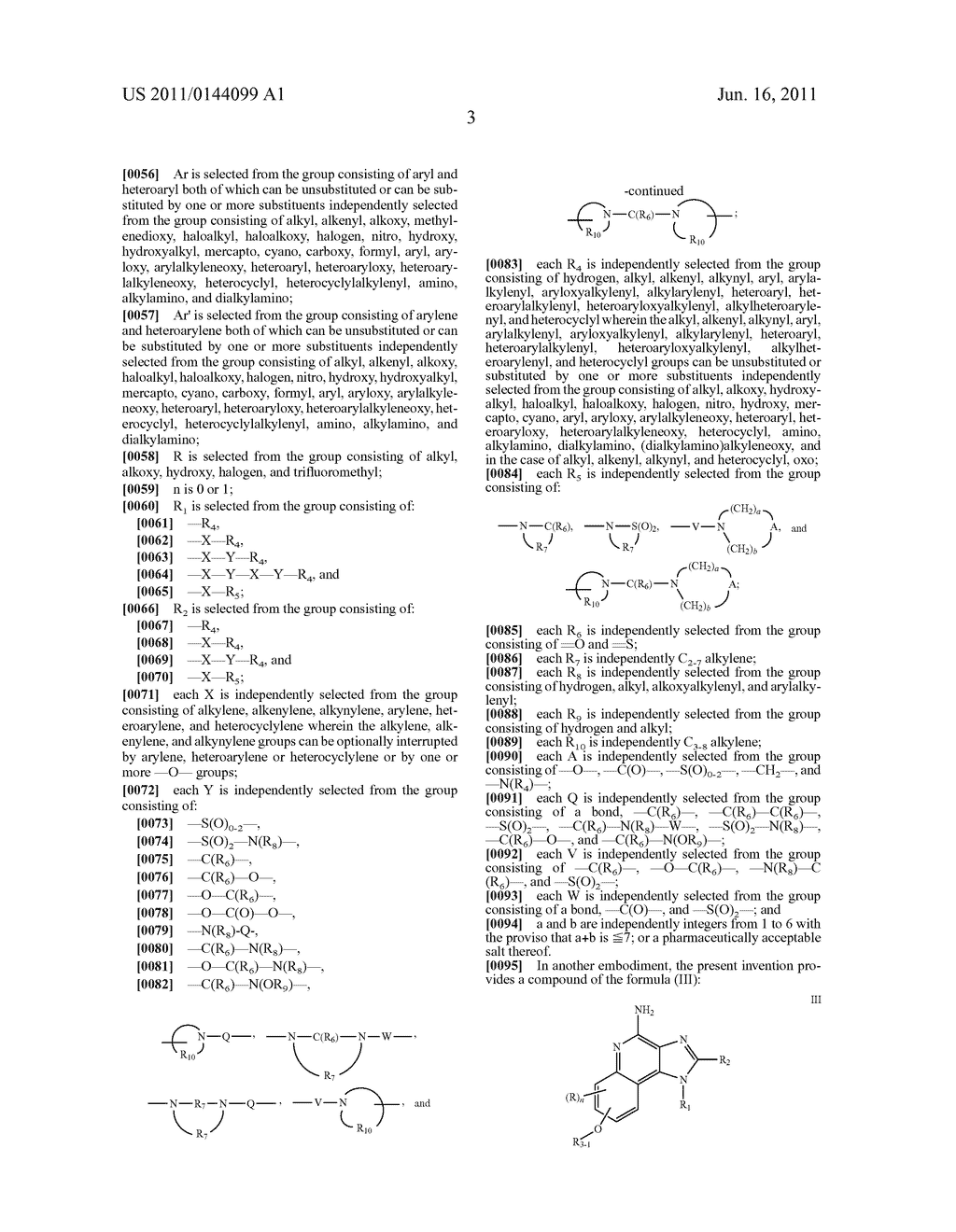 ARYLOXY AND ARYLALKYLENEOXY SUBSTITUTED IMIDAZOQUINOLINES - diagram, schematic, and image 04