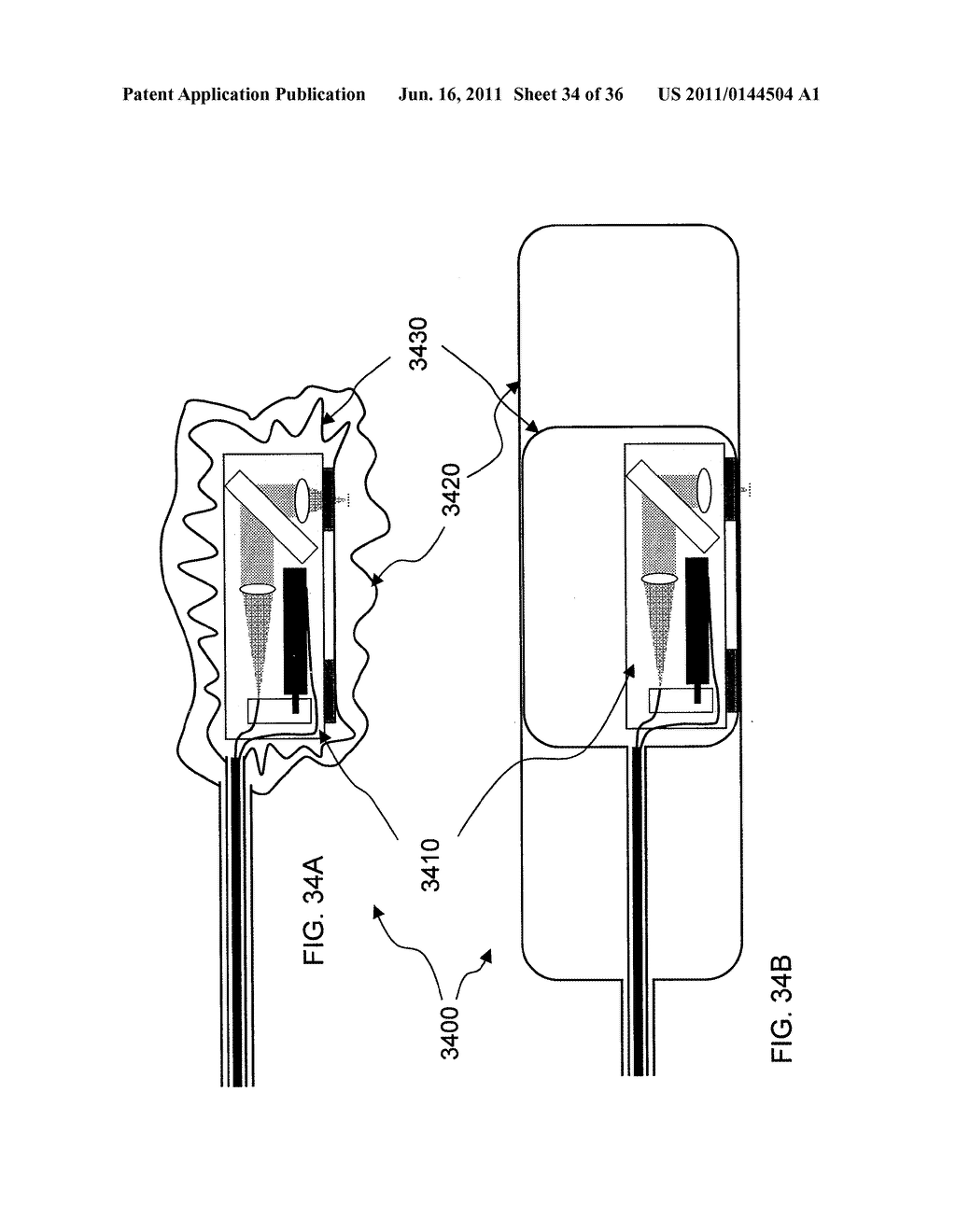 METHOD AND APPARATUS FOR OPTICAL IMAGING VIA SPECTRAL ENCODING - diagram, schematic, and image 35