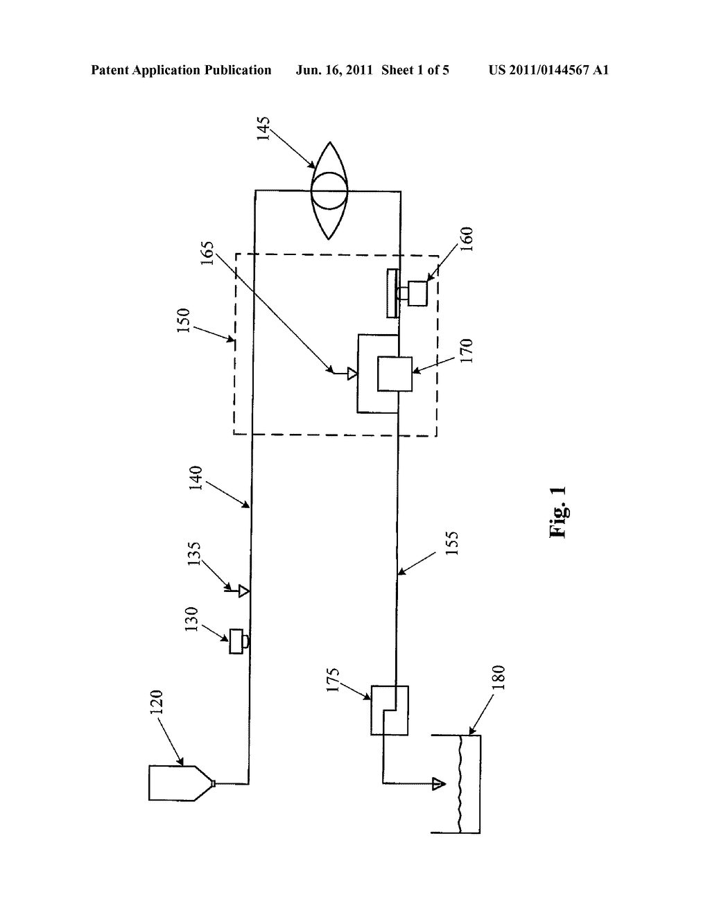 Phacoemulsification Hand Piece With Integrated Aspiration Pump and     Cartridge - diagram, schematic, and image 02