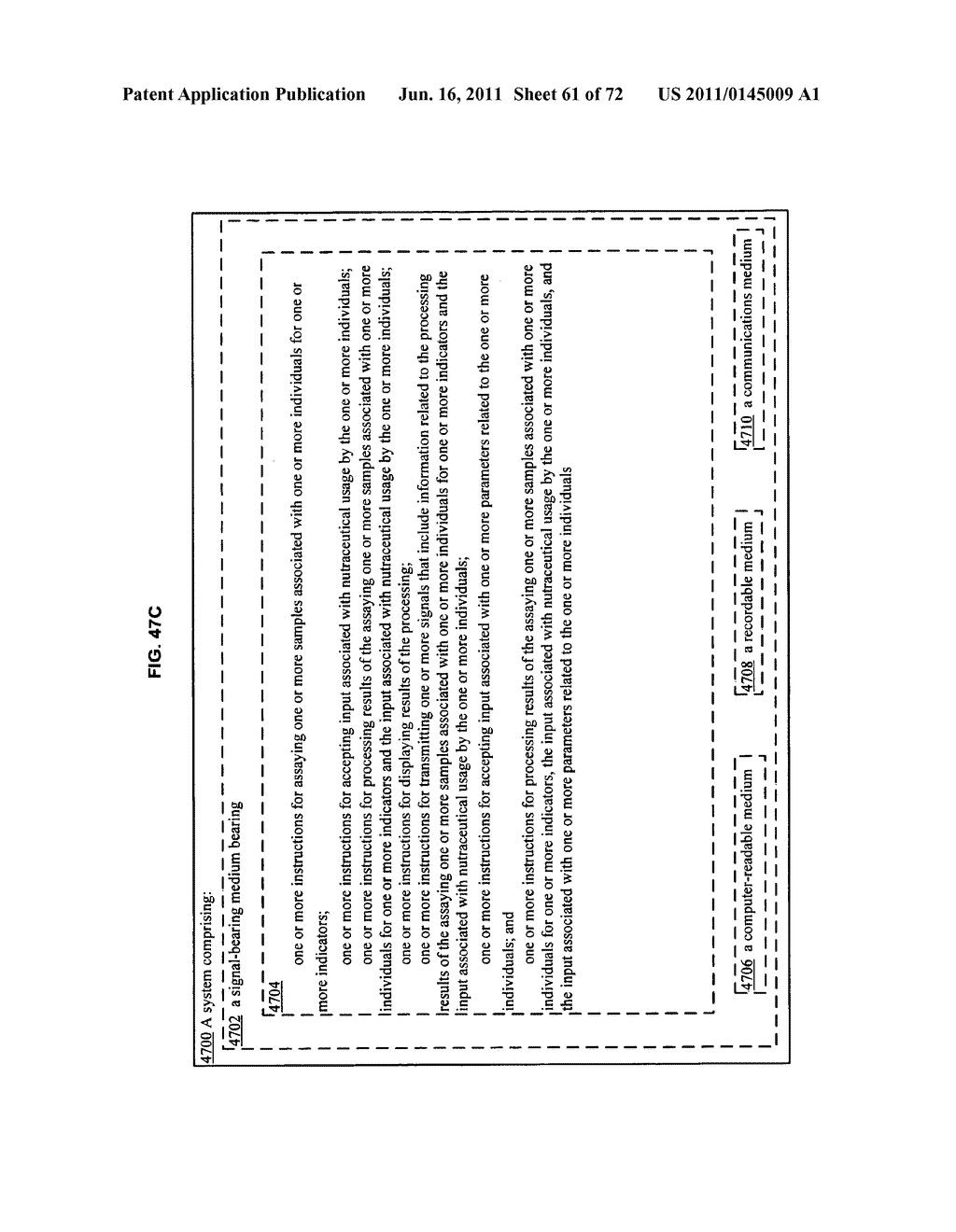 Methods and systems related to transmission of nutraceutical associatd     information - diagram, schematic, and image 62