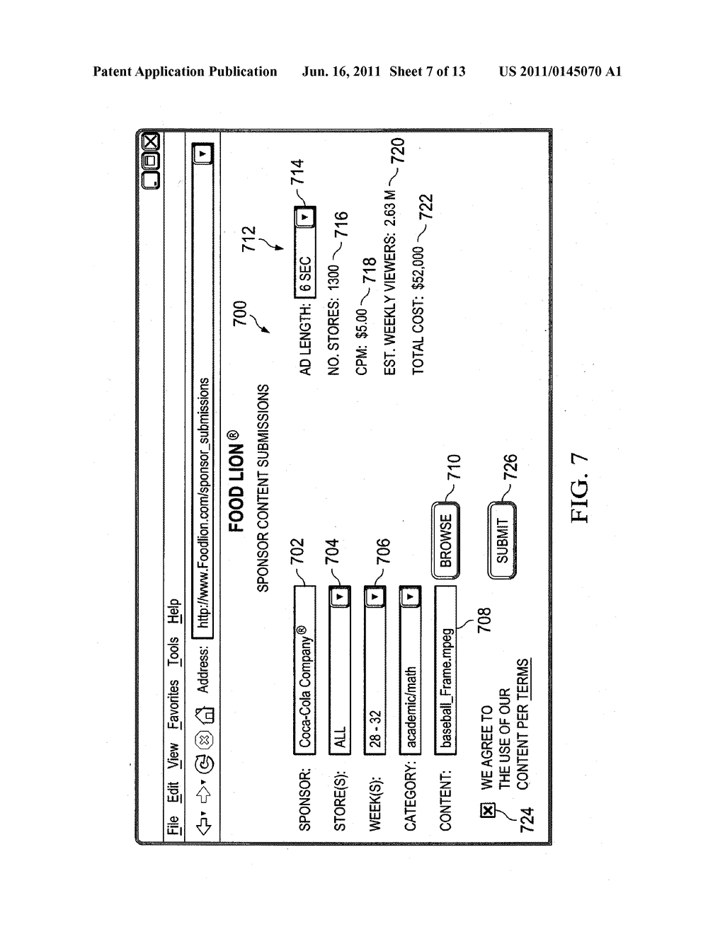 SYSTEM AND METHOD FOR CREATING, DISTRIBUTING, AND MONETIZING     USER-GENERATED CONTENT IN A RETAIL ENVIRONMENT - diagram, schematic, and image 08