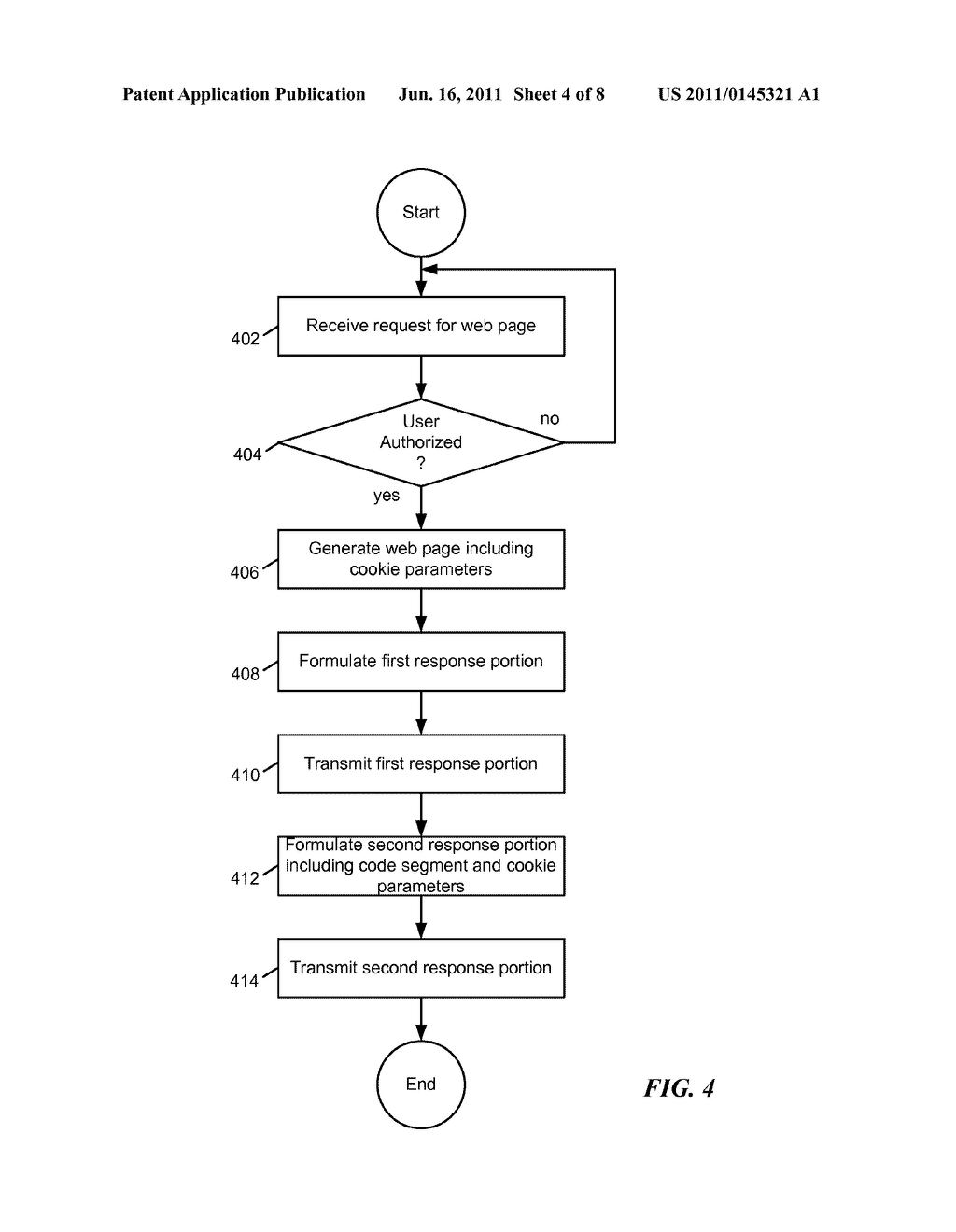 Setting Cookies in Conjunction with Phased Delivery of Structured     Documents - diagram, schematic, and image 05