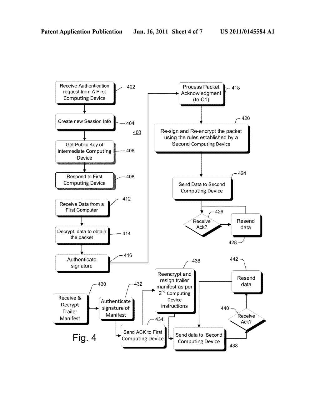 Translating Information between Computing Devices Having Different     Security Management - diagram, schematic, and image 05