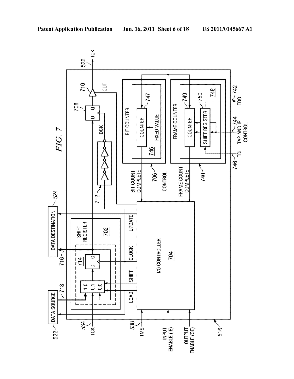 SERIAL I/O USING JTAG TCK AND TMS SIGNALS - diagram, schematic, and image 07