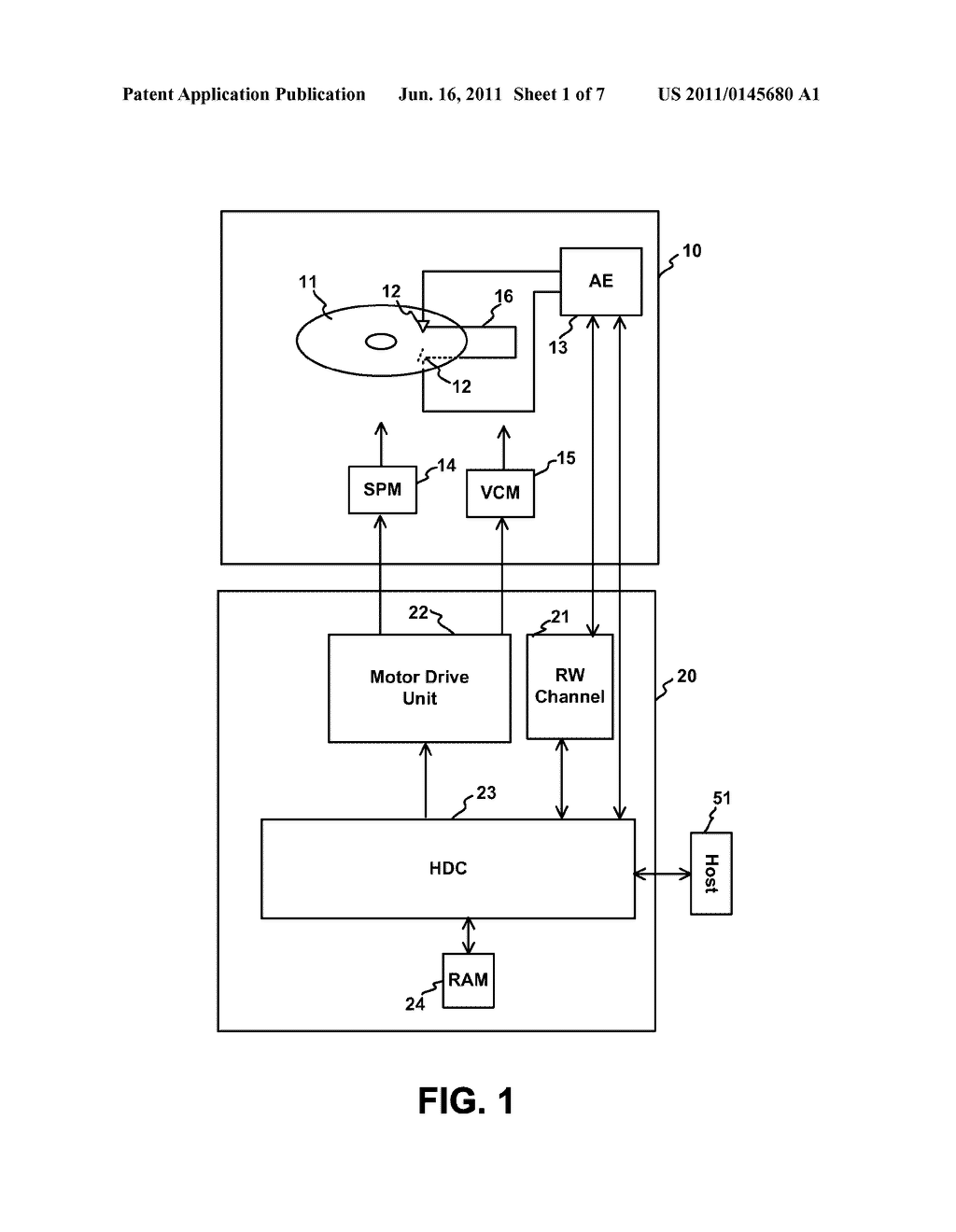 Disk Drive and Method for Data Conversion Process in a Disk Drive - diagram, schematic, and image 02