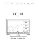 METHOD FOR PROVIDING WIDGET ACCORDING TO BROADCAST SERVICE INFORMATION AND     BROADCAST RECEIVING APPARATUS USING THE SAME diagram and image