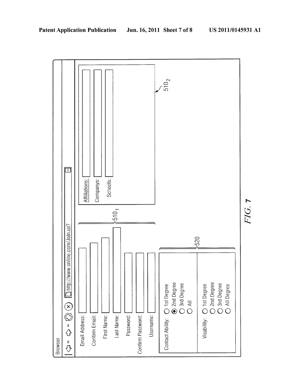 System and Method for Managing Information Flow Between Members of an     Online Social Network - diagram, schematic, and image 08