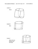 Sunsafe swimwear diagram and image