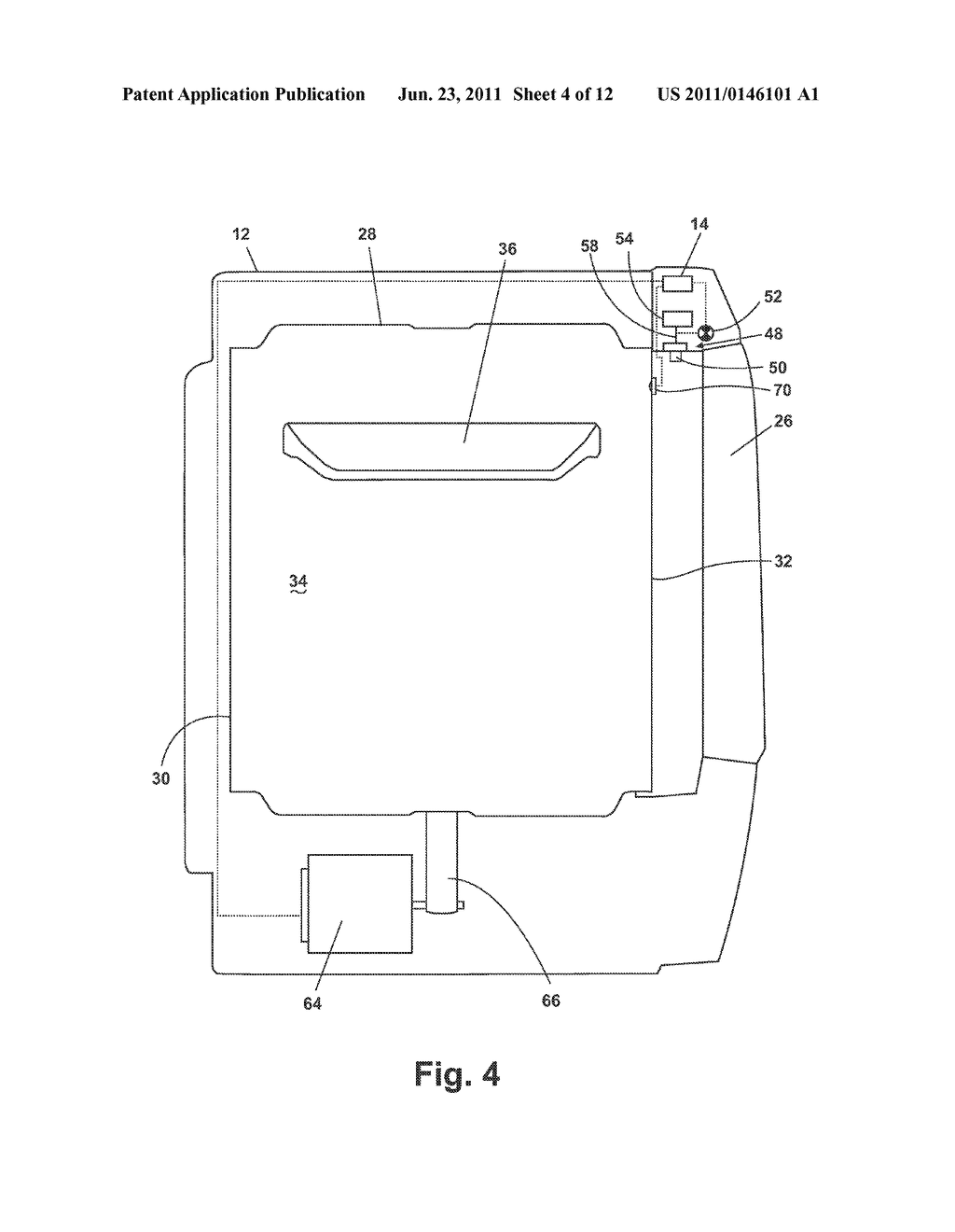 METHOD FOR OPERATING A CLOTHES DRYER USING LOAD TEMPERATURE DETERMINED BY     AN INFRARED SENSOR - diagram, schematic, and image 05