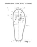 Shoe with improved fit diagram and image