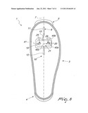 Shoe with improved fit diagram and image