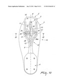 Shoe with improved fit diagram and image