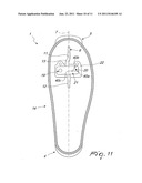 Shoe with improved fit diagram and image