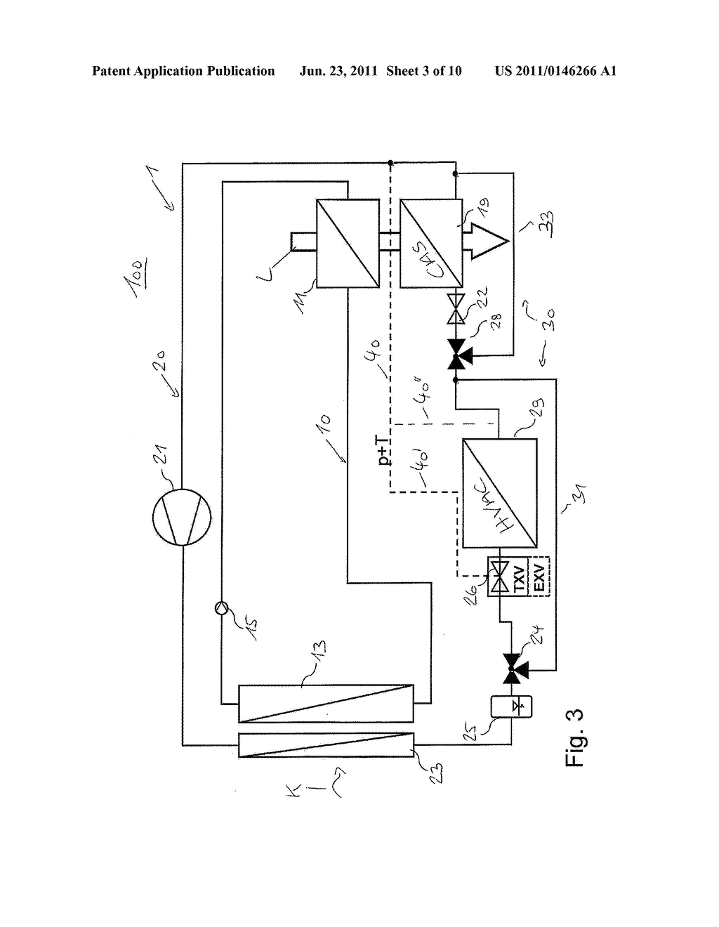 DEVICE FOR COOLING A COOLANT, CIRCUIT FOR CHARGING AN INTERNAL COMBUSTION     ENGINE, AND METHOD FOR COOLING A SUBSTANTIALLY GASEOUS CHARGING FLUID FOR     CHARGING AN INTERNAL COMBUSTION ENGINE - diagram, schematic, and image 04