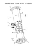 Measuring transducer of vibration-type, as well as an in-line measuring     device having such a measuring transducer diagram and image