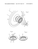 Device for Attachment to a Rotating Part of a Railway Axle diagram and image