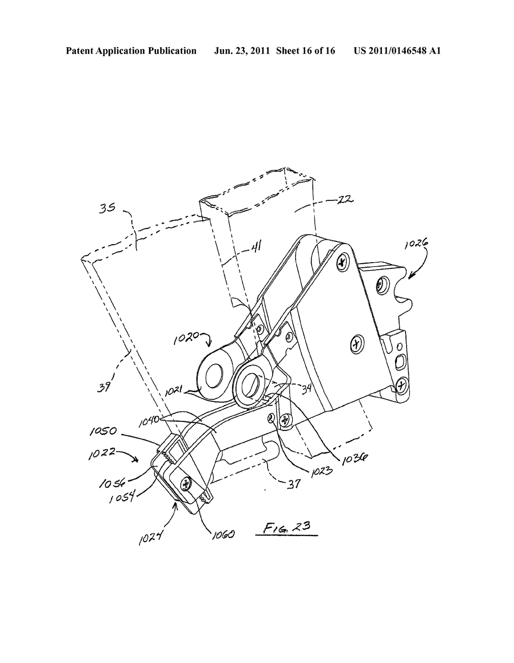 PLANTER BRACKET ASSEMBLY FOR SUPPORTING APPURTENANCES IN SUBSTANTIAL     ALIGNMENT WITH THE SEED TUBE - diagram, schematic, and image 17