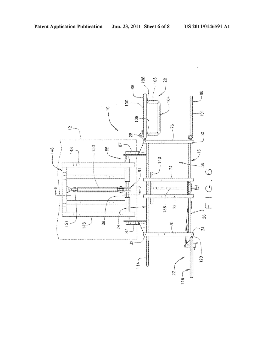 CHUTE FOR IMMOBILIZING LIVESTOCK - diagram, schematic, and image 07