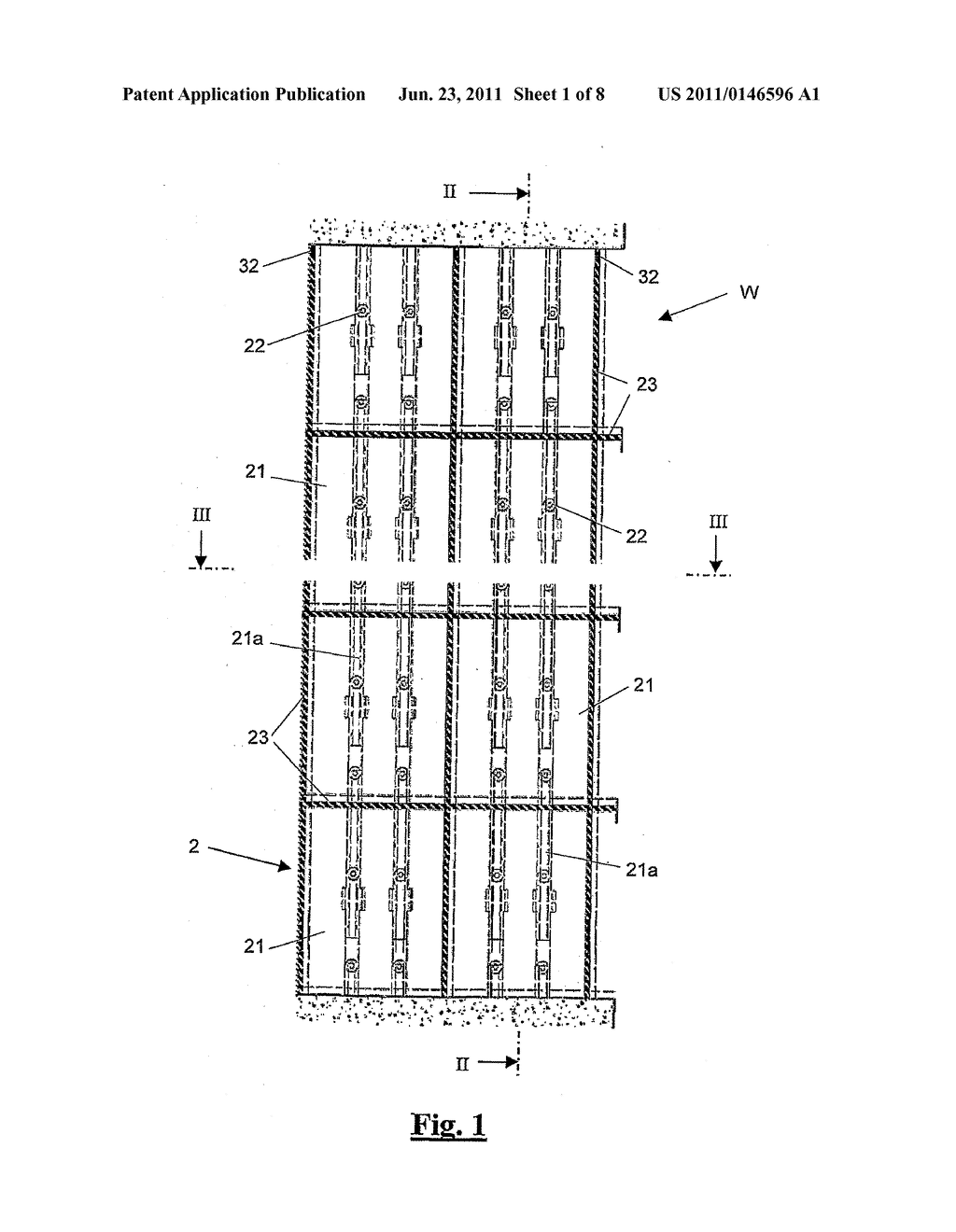 BACK-VENTILATED REFRACTORY WALL FOR AN INCINERATOR - diagram, schematic, and image 02