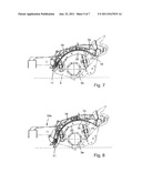 Ground preparation appliance having a driven working shaft arrangement diagram and image