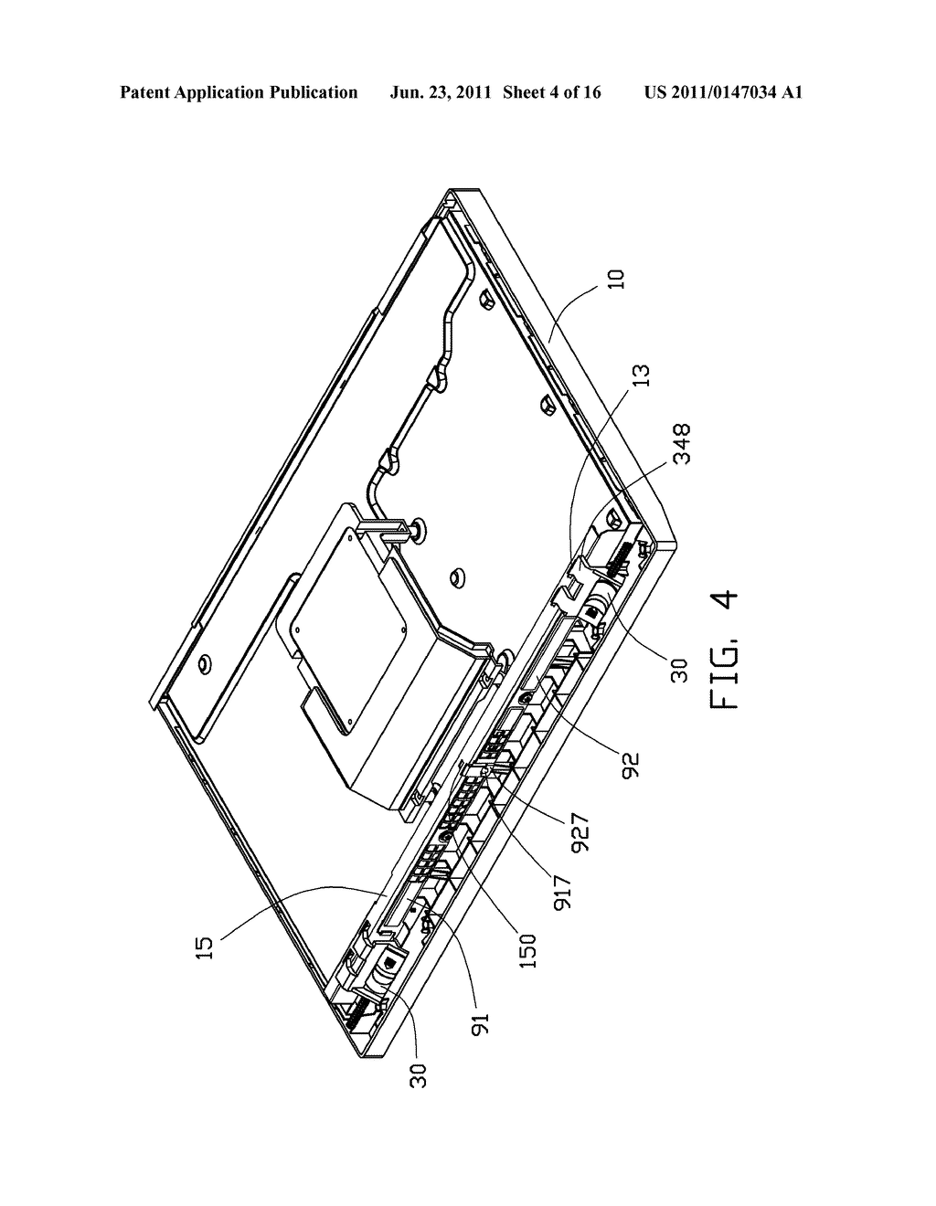 LOCKING DEVICE AND ELECTRONIC ENCLOSURE USING THE SAME - diagram, schematic, and image 05