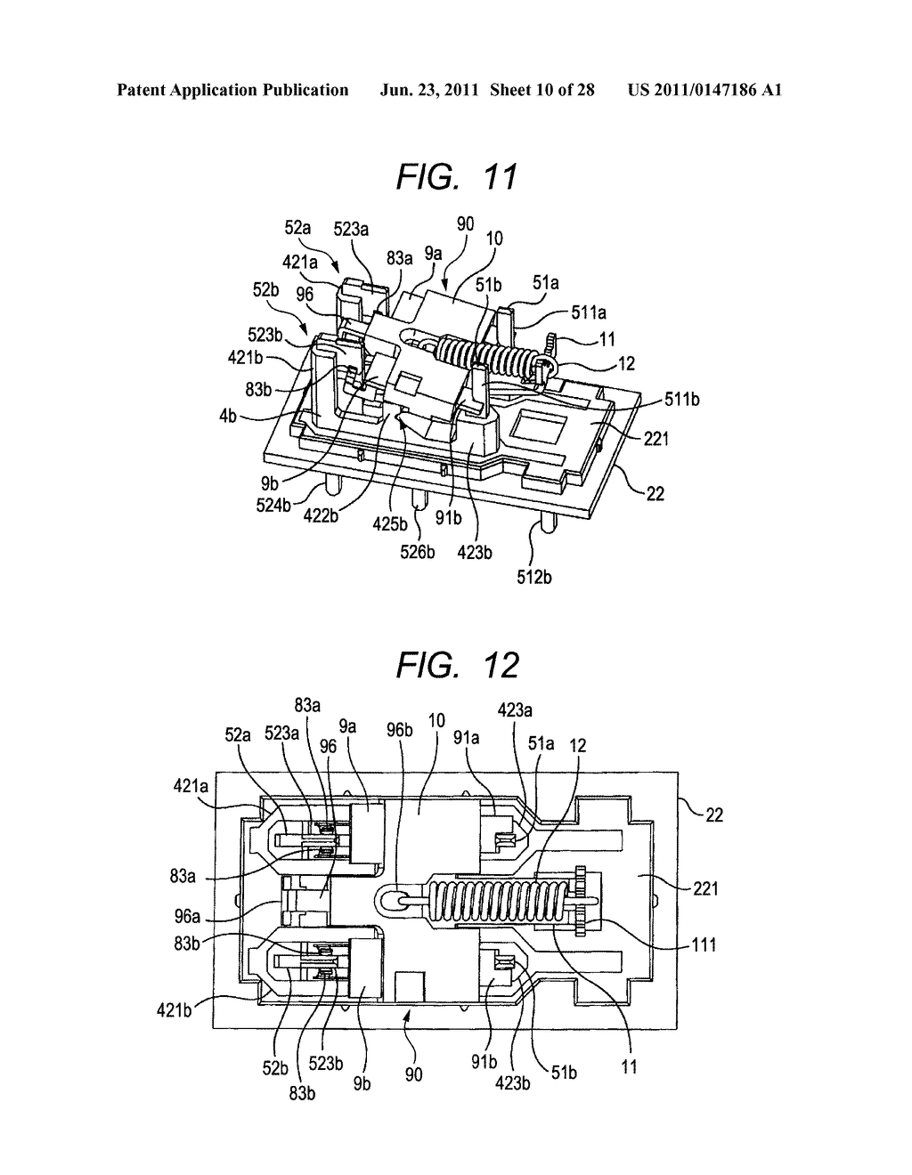 SWITCH DEVICE AND METHOD OF ASSEMBLING SNAP ACTION MECHANISM - diagram, schematic, and image 11