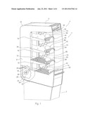 DISPLAY UNIT FOR STORING AND DISPLAYING HEATED GOODS diagram and image